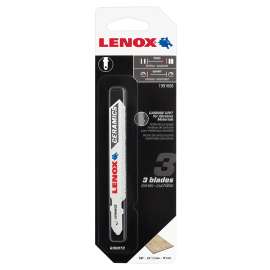 Lenox 1991608 Jig Saw Blade, 3/8 in W, 3-1/2 in L
