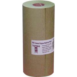 Trimaco EasyMask 12906 Trim Masking Paper, 180 ft L, 6 in W, Brown