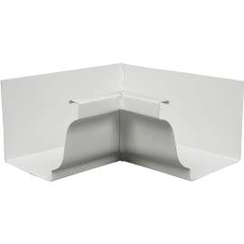 Amerimax 27201 Gutter Miter, Aluminum, White