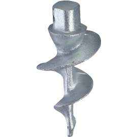 PLAYSTAR PS 1100 Dock Auger, Cast Iron, Galvanized