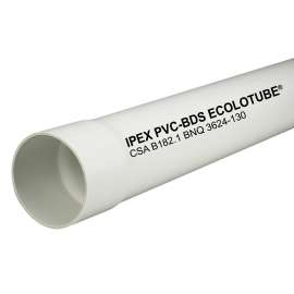 IPEX 003245 Pipe, 4 in, 10 ft L, PVC