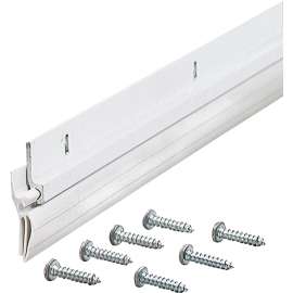 M-D 05215 Door Sweep, 36 in L, Aluminum Flange, Vinyl Insert