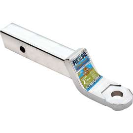 REESE TOWPOWER 7034311/7034300 Ball Mount Bar with Interlock, 1 in Dia Hitch Ball, Chrome