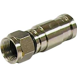 GB F GDC-6CM Compression Connector, Nickel-Plated, Silver