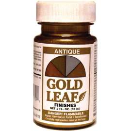 Sheffield 1718 Leaf Finish, Solvent, Superlite Gold, 2 oz Jar