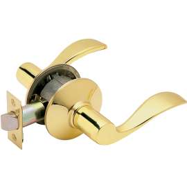 Schlage Accent Series F10 ACC 605 Passage Lever Lockset, Zinc, Brass