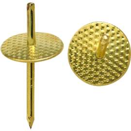 OOK 50093 One-Step Hanger, 60 lb, Steel, Brass, Gold