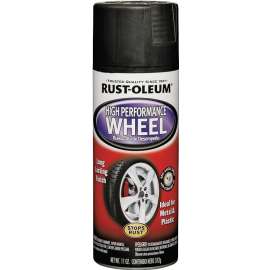 RUST-OLEUM AUTOMOTIVE 248928 Wheel Coating, Black, 11 oz, Aerosol Can