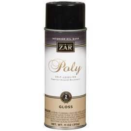 ZAR 32807 Polyurethane, Gloss, Liquid, Clear, 11 oz, Aerosol Can
