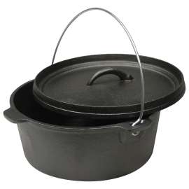 World Famous 1358 Dutch Oven, 4 qt Capacity, Cast Iron