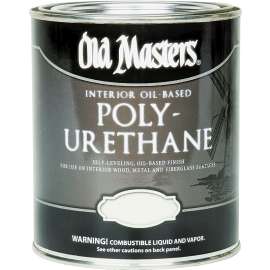 Old Masters 49416 Polyurethane, Gloss, Liquid, Clear, 0.5 pt, Can