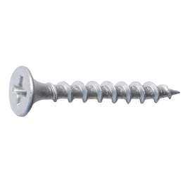 MIDWEST FASTENER 10515 Deck Screw, #6 Thread, 1-1/4 in L, Bugle Head, Phillips Drive, Dacrotized, 1 PK