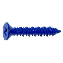 MIDWEST FASTENER 09273 Masonry Screw, 1-1/4 in L, Steel
