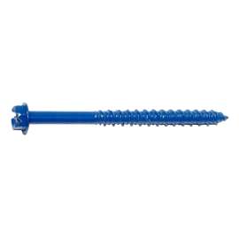 MIDWEST FASTENER 09270 Masonry Screw, 3-1/4 in L, Steel