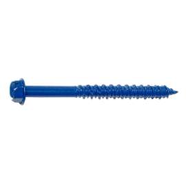 MIDWEST FASTENER 09269 Masonry Screw, 1/4 in Dia, 2-3/4 in L, Steel