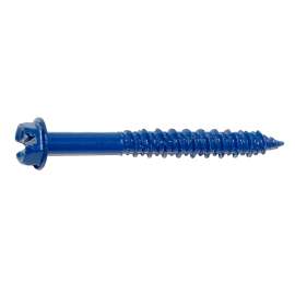 MIDWEST FASTENER 09268 Masonry Screw, 1/4 in Dia, 2-1/4 in L, Steel