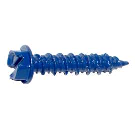 MIDWEST FASTENER 09266 Masonry Screw, 1/4 in Dia, 1-1/4 in L, Steel
