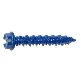 MIDWEST FASTENER 09260 Masonry Screw, 3/16 in Dia, 1-1/4 in L, Steel