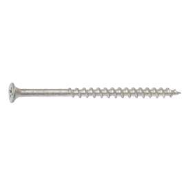 MIDWEST FASTENER 07912 Deck Screw, #8-8 Thread, 3 in L, Coarse Thread, Bugle Head, Phillips Drive, Steel, Dacrotized