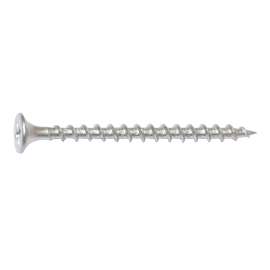 MIDWEST FASTENER 07909 Deck Screw, #6-8 Thread, 2 in L, Coarse Thread, Bugle Head, Phillips Drive, Steel, Dacrotized