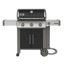 Weber Genesis II E-315 Series 66015001 Gas Grill, 39,000 Btu/hr BTU, Natural, 3 -Burner, Side Shelf Included: Yes