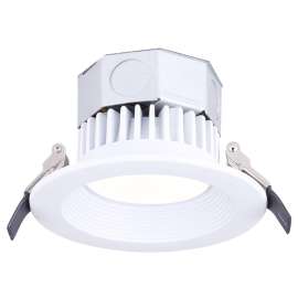 Canarm DL-4-9NR-WH-C Recessed Downlight, 120 V, LED Lamp, White
