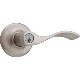 Weiser Belmont Series 9GLC5350-034 Entry Lever, 3-3/4 in L Lever, Satin Nickel
