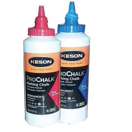 KESON PROCHALK Series PM8RED Marking Chalk Refill, Red, Permanent