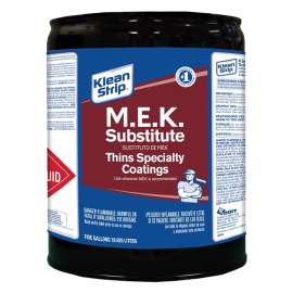 Klean Strip CME71SUB Methyl Ethyl Ketone Thinner, Liquid, Clear, 5 gal