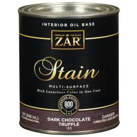 ZAR 12312 Wood Stain, Moorish Teak, Liquid, 1 qt, Can