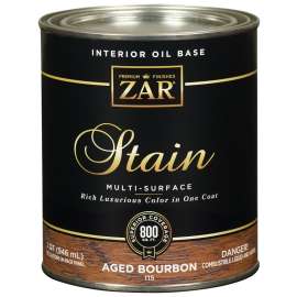 ZAR 11512 Wood Stain, Modern Walnut, Liquid, 1 qt, Can