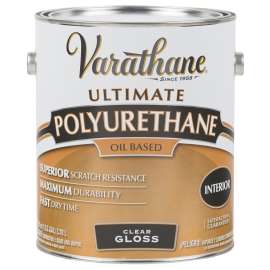 VARATHANE 9031 Polyurethane, Gloss, Liquid, Clear, 1 gal, Can