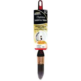 BENNETT PRF RND 20 Paint Brush, Trim Brush, Polyester Bristle, Sash, Standard Handle
