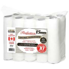 BENNETT 10PK LF-15MM Roller Refill, 15 mm Thick Nap, 240 mm L