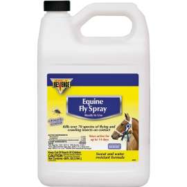 Bonide 46181 Equine Fly Spray, Liquid, Light Yellow, Characteristic, 1 gal Can