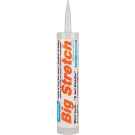 Big Stretch 10056 Acrylic Caulking, Clear, 310 mL