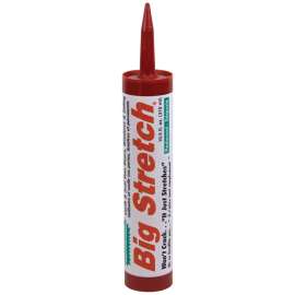 Big Stretch 10072 High-Performance Elastomeric Sealant, 10.5 oz, Plastic Cartridge, Viscous Paste, Sweet, 9 pH