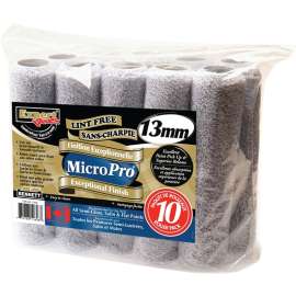 BENNETT 10PK MP13MM Pile Roller, 13 mm Thick Nap, 240 mm L, Microfiber Cover