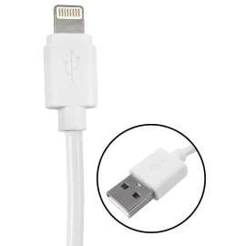 Zenith PM1006U8W Lightning Cable, USB, White, 6 ft L
