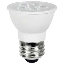 Feit Electric BPEXN500/MED/850/CAN LED Bulb, Track/Recessed, MR16 Lamp, 50 W Equivalent, E26 Lamp Base, Dimmable