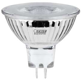 Feit Electric BPFMW/930CA/3 LED Bulb, Track/Recessed, MR16 Lamp, 35 W Equivalent, GU5.3 Lamp Base, Dimmable, Clear