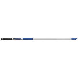Unger LOCK-ON 976500 Water Flow Pole, 48 in L, Threaded, Aluminum, Silver