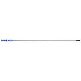 Professional Unger 976520 Dual-Ended Pole, 48 in Min Pole L, 60 in Max Pole L, Threaded, Aluminum Pole, Silver