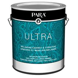 PARA Ultra PR0048500-16 Cabinet and Furniture Paint, Melamine, White, 1 gal