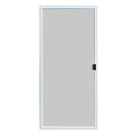 SCREEN TIGHT PSD36W Patio Screen Door, 36 in W, Sliding Screen, Aluminum, White