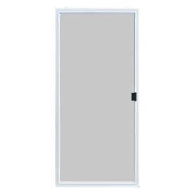SCREEN TIGHT PSD30W Patio Screen Door, 30 in W, Sliding Screen, Aluminum, White