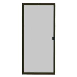 SCREEN TIGHT PSD30B Patio Screen Door, 30 in W, Sliding Screen, Aluminum, Bronze