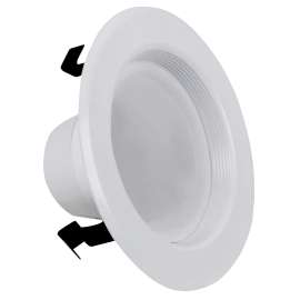 Feit Electric LEDR4B/927CA/MP/6 Recessed Downlight, 7.2 W, 120 V, LED Lamp, Aluminum, White