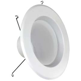 Feit Electric LEDR56B/950CA/MP/6 Recessed Downlight, 75 W, 120 V, LED Lamp, Aluminum, White