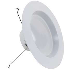 Feit Electric LEDR56HO/927CA Recessed Downlight, 120 W, 120 V, LED Lamp, Aluminum, White